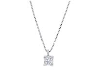 Collana Babila Milano Donna Bacia_Mi in Oro bianco Diamante 0.12 Ct 205005 BABILA - 205005 BABILA